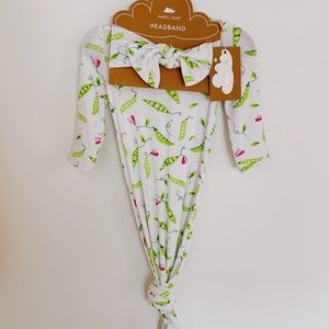 Angel Dear | Sweet Pea Nightgown | 3-6 Months